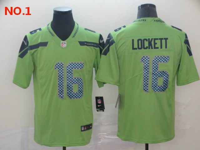 Men's Seattle Seahawks #16 Tyler Lockett Jersey NO.1;